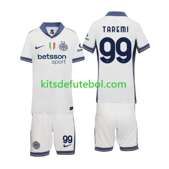 Camisola Inter de Milão Mehdi Taremi 99 Criança Equipamento alternativo 2024-2025 Mangas Curtas