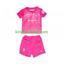 Camisola Ipswich Town Criança Terceiro equipamento 2024-2025 Mangas Curtas