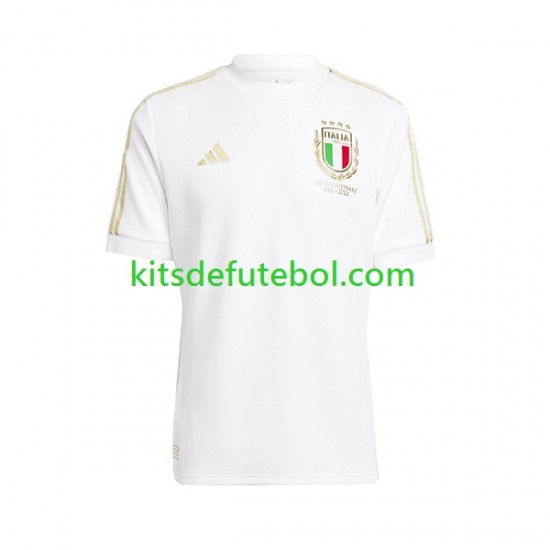 Camisola Seleção da Italiana Anniversary Homem Equipamento principal 2023 Mangas Curtas