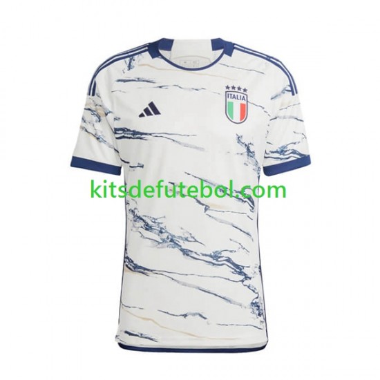 Camisola Seleção da Italiana Homem Equipamento alternativo 2023 Mangas Curtas