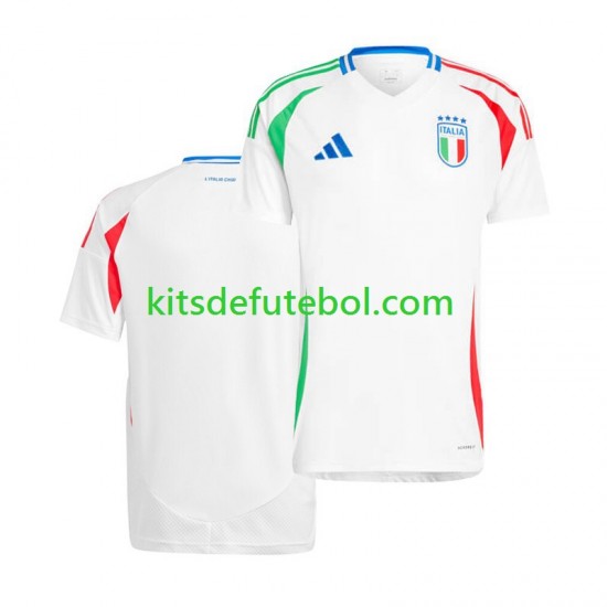 Camisola Seleção da Italiana Homem Equipamento alternativo Europeu 2024 Mangas Curtas