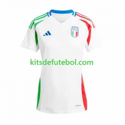 Camisola Seleção da Italiana Mulheres Equipamento alternativo Europeu 2024 Mangas Curtas