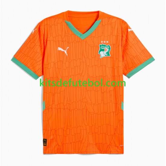 Camisola Seleção da Marfinense Homem Equipamento principal 2025 Mangas Curtas