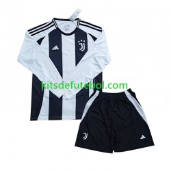 Camisola Juventus Criança Equipamento principal 2024-2025 Mangas Compridas