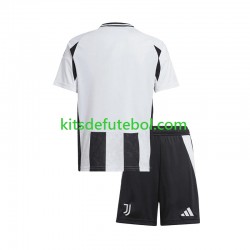 Camisola Juventus Criança Equipamento principal 2024-2025 Mangas Curtas