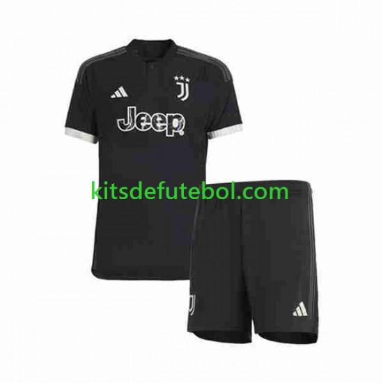 Camisola Juventus Criança Terceiro equipamento 2023-2024 Mangas Curtas
