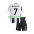 Camisola Juventus Cristiano Ronaldo 7 Criança Equipamento principal 2024-2025 Mangas Curtas