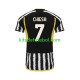Camisola Juventus Federico Chiesa 7 Homem Equipamento principal 2023-2024 Mangas Curtas