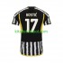 Camisola Juventus Filip Kostic 17 Homem Equipamento principal 2023-2024 Mangas Curtas
