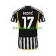 Camisola Juventus Filip Kostic 17 Homem Equipamento principal 2023-2024 Mangas Curtas