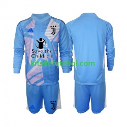 Camisola de Guarda-redes Juventus Azul Criança Equipamento principal 2024-2025 Mangas Compridas