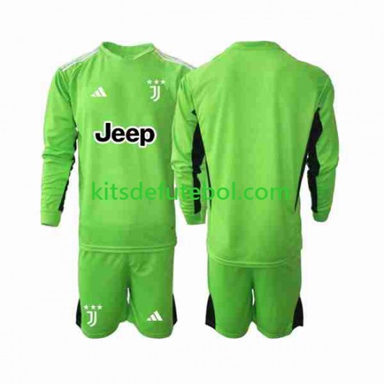 Camisola de Guarda-redes Juventus Criança Terceiro equipamento 2023-2024 Mangas Compridas