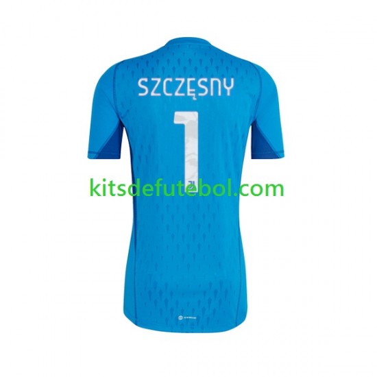 Camisola de Guarda-redes Juventus Wojciech Szczesny 1 Homem Equipamento principal 2023-2024 Mangas Curtas