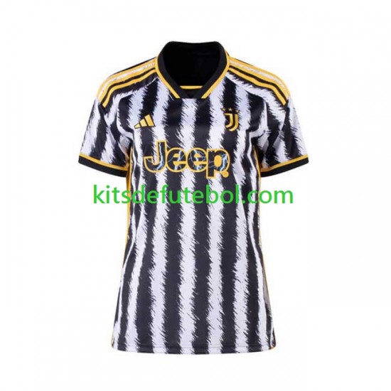 Camisola Juventus Mulheres Equipamento principal 2023-2024 Mangas Curtas