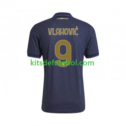 Camisola Juventus Vlahovic 9 Homem Terceiro equipamento 2024-2025 Mangas Curtas