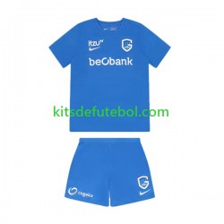 Camisola KRC Genk Criança Equipamento principal 2022-2023 Mangas Curtas