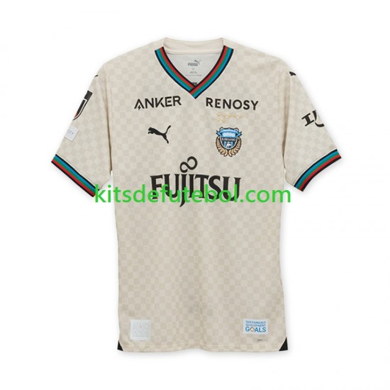 Camisola Kawasaki Frontale Homem Equipamento alternativo 2024-2025 Mangas Curtas