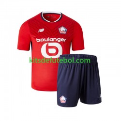 Camisola LOSC Lille Criança Equipamento principal 2024-2025 Mangas Curtas