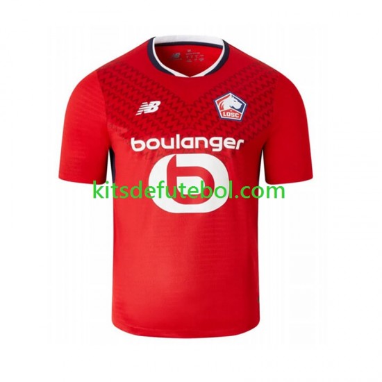 Camisola LOSC Lille Homem Equipamento principal 2024-2025 Mangas Curtas