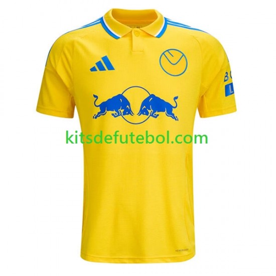 Camisola Leeds United Homem Equipamento alternativo 2024-2025 Mangas Curtas