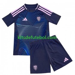 Camisola Leeds United Criança Terceiro equipamento 2024-2025 Mangas Curtas