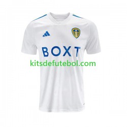 Camisola Leeds United Homem Equipamento principal 2023-2024 Mangas Curtas