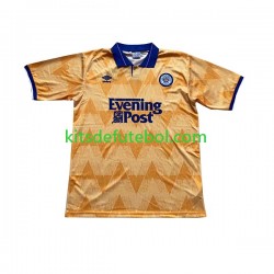 Camisola Retrô Leeds United - Homem Equipamento alternativo 1991 1992 Mangas Curtas