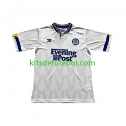 Camisola Retrô Leeds United - Homem Equipamento principal 1991 1992 Mangas Curtas