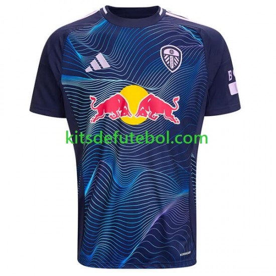 Camisola Leeds United Homem Terceiro equipamento 2024-2025 Mangas Curtas