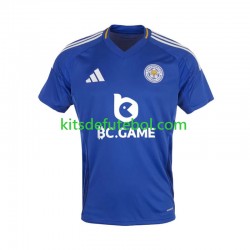 Camisola Leicester City Homem Equipamento principal 2024-2025 Mangas Curtas