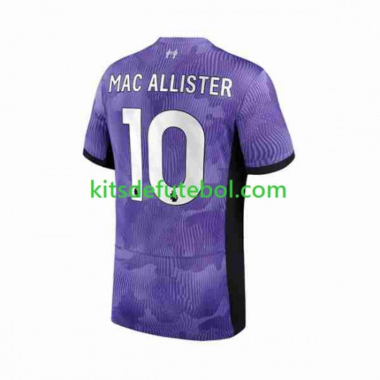 Camisola Liverpool Alexis Mac Allister 10 Homem Terceiro equipamento 2023-2024 Mangas Curtas