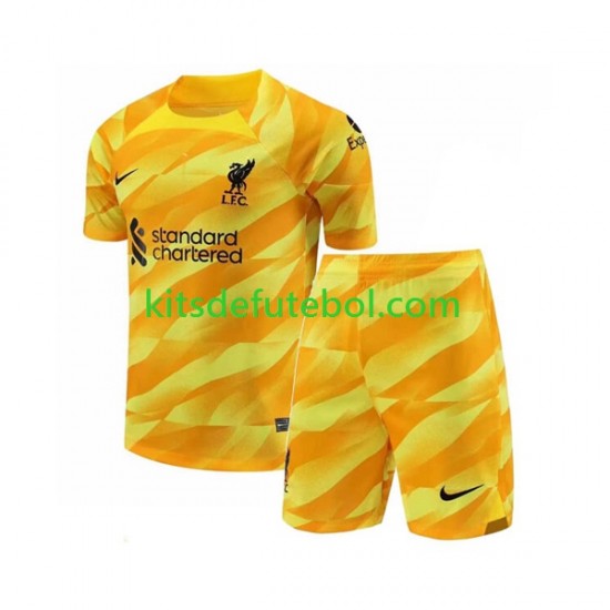 Camisola Liverpool Criança Terceiro equipamento 2023-2024 Mangas Curtas