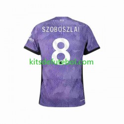 Camisola Liverpool Dominik Szoboszlai 8 Homem Terceiro equipamento 2023-2024 Mangas Curtas