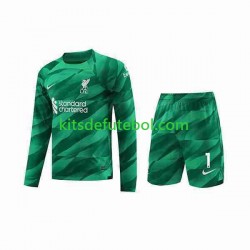 Camisola de Guarda-redes Liverpool A.Becker 1 Criança Equipamento principal 2023-2024 Mangas Compridas