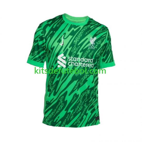 Camisola de Guarda-redes Liverpool Homem Equipamento alternativo 2024-2025 Mangas Curtas