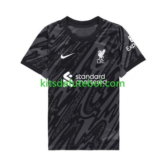 Camisola de Guarda-redes Liverpool Homem Equipamento principal 2024-2025 Mangas Curtas