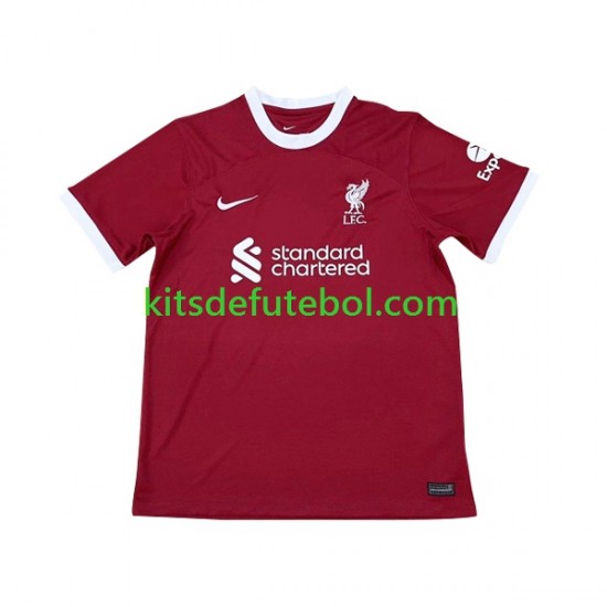 Camisola Liverpool Homem Equipamento principal 2023-2024 Mangas Curtas