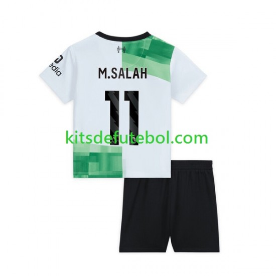 Camisola Liverpool M.Salah 11 Criança Equipamento alternativo 2023-2024 Mangas Curtas