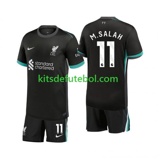 Camisola Liverpool M.Salah 11 Criança Equipamento alternativo 2024-2025 Mangas Curtas