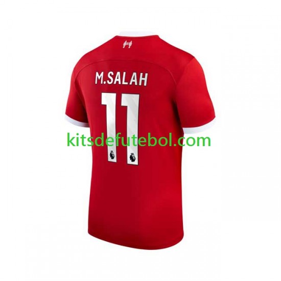 Camisola Liverpool M.Salah 11 Homem Equipamento principal 2023-2024 Mangas Curtas