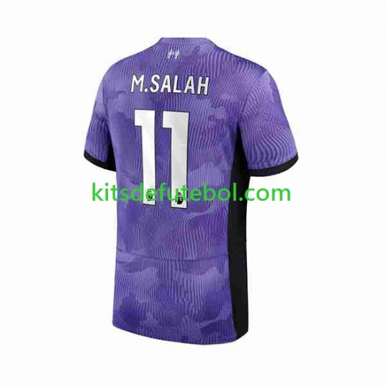 Camisola Liverpool M.Salah 11 Homem Terceiro equipamento 2023-2024 Mangas Curtas