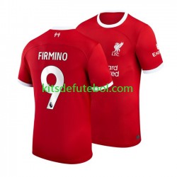 Camisola Liverpool Roberto Firmino 9 Homem Equipamento principal 2023-2024 Mangas Curtas
