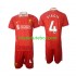 Camisola Liverpool Virgil 4 Criança Equipamento principal 2024-2025 Mangas Curtas
