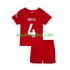 Camisola Liverpool Virgil van Dijk 4 Criança Equipamento principal 2023-2024 Mangas Curtas