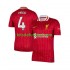 Camisola Liverpool Vermelho Virgil van Dijk 4 Homem Equipamento principal 2024-2025 Mangas Curtas