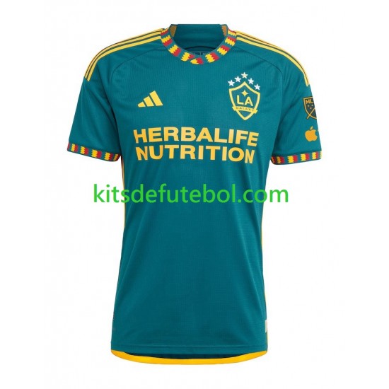 Camisola Los Angeles Galaxy Homem Equipamento alternativo 2023-2024 Mangas Curtas