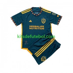 Camisola Los Angeles Galaxy Criança Equipamento alternativo 2023-2024 Mangas Curtas
