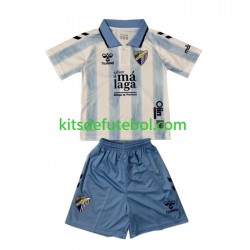Camisola Málaga CF Criança Equipamento principal 2023-2024 Mangas Curtas
