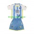 Camisola Málaga CF Criança Equipamento principal 2024-2025 Mangas Curtas