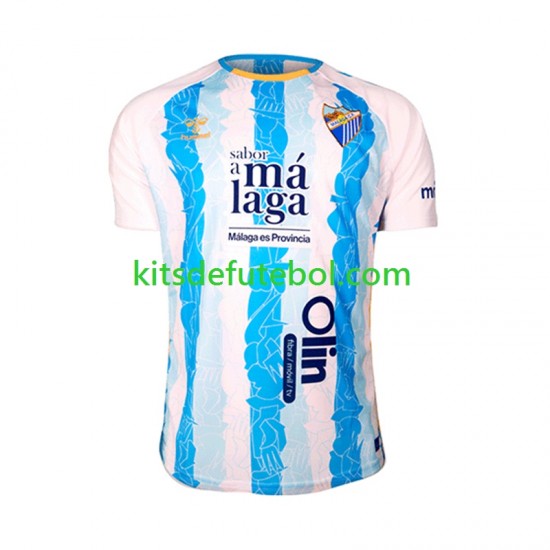Camisola Málaga CF Homem Equipamento principal 2024-2025 Mangas Curtas